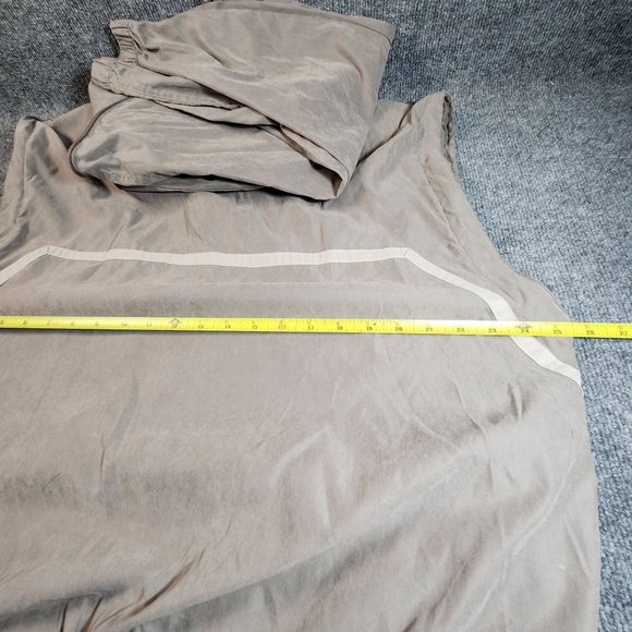 Firethorn Jacket Vest Convertable Mens Sz Large Zip Off Arms Beige Pullover Golf - Picture 5 of 14